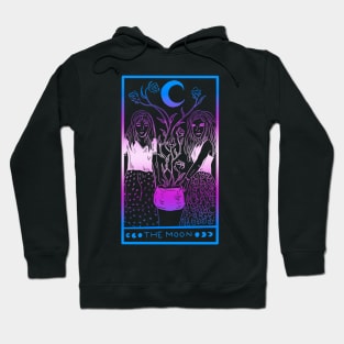 Midnight Margarita Moon - Tarot Card Trans Pride Hoodie